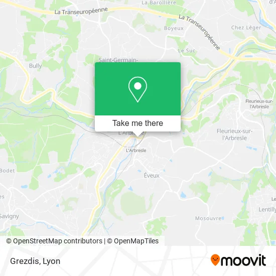 Grezdis map