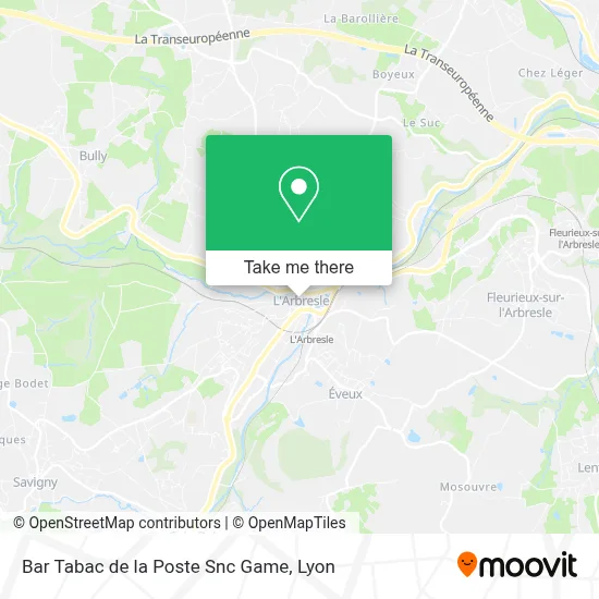 Bar Tabac de la Poste Snc Game map