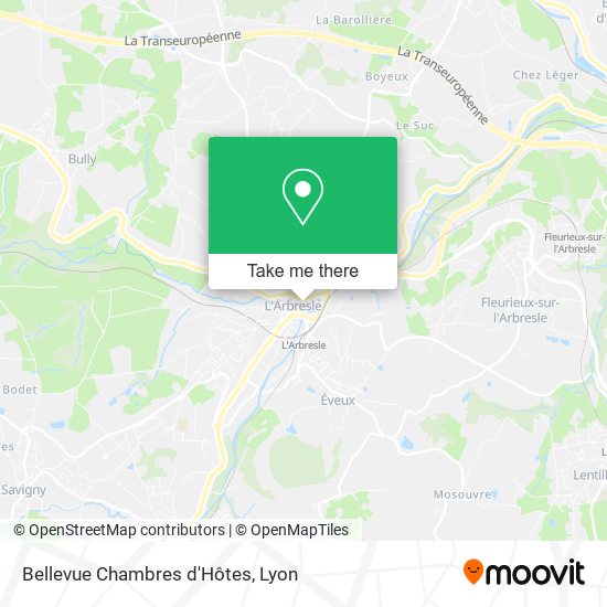 Bellevue Chambres d'Hôtes map