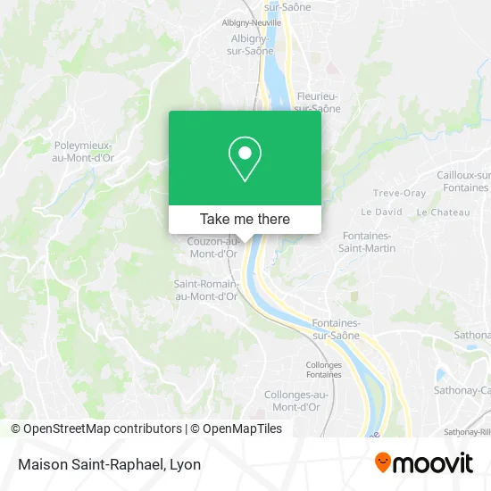 Maison Saint-Raphael map