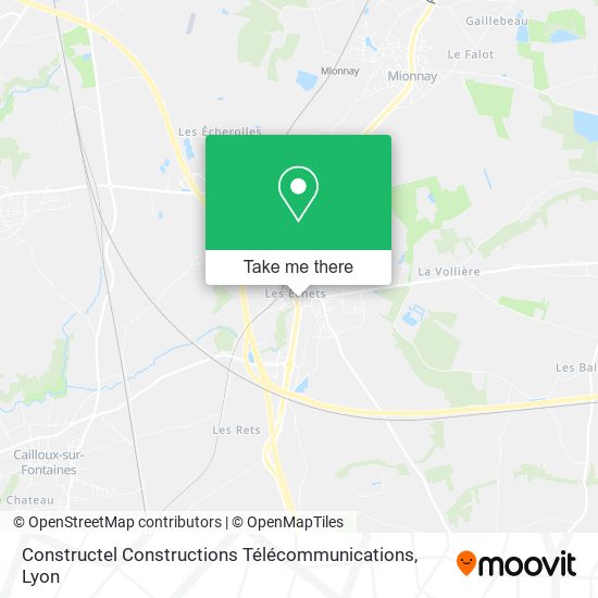 Constructel Constructions Télécommunications map