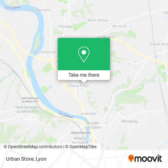 Urban Store map