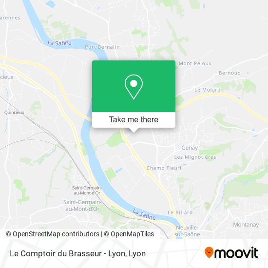 Le Comptoir du Brasseur - Lyon map