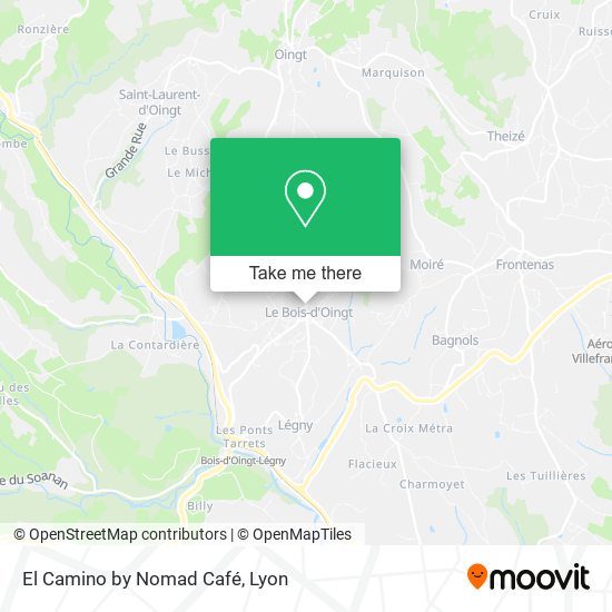 El Camino by Nomad Café map