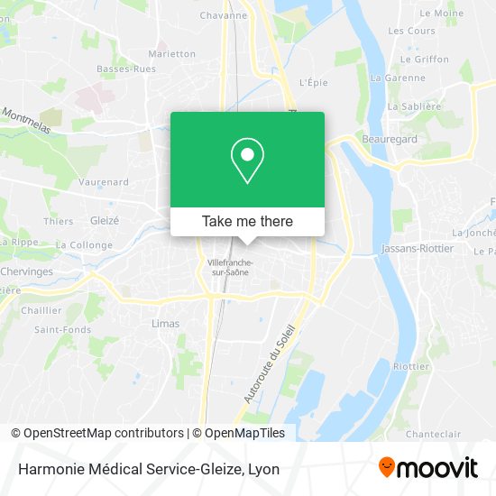 Harmonie Médical Service-Gleize map