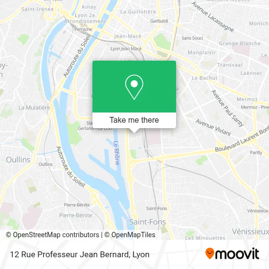 12 Rue Professeur Jean Bernard map