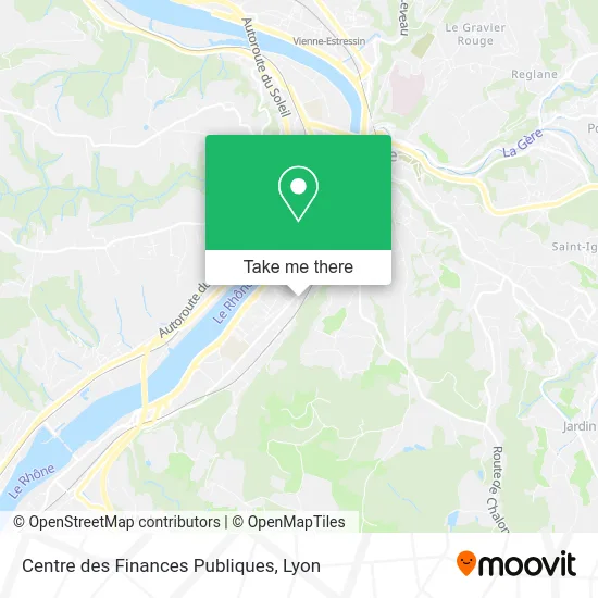 Centre des Finances Publiques map