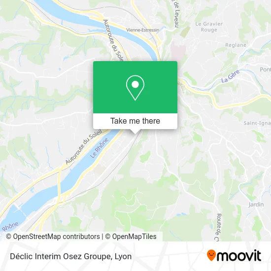 Déclic Interim Osez Groupe map