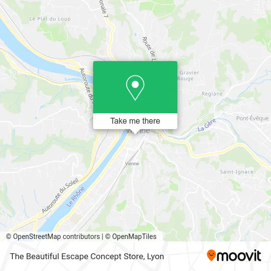 The Beautiful Escape Concept Store map