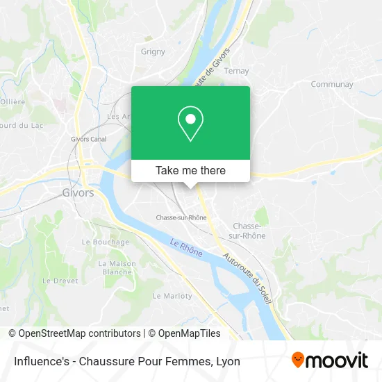 Influence's - Chaussure Pour Femmes map