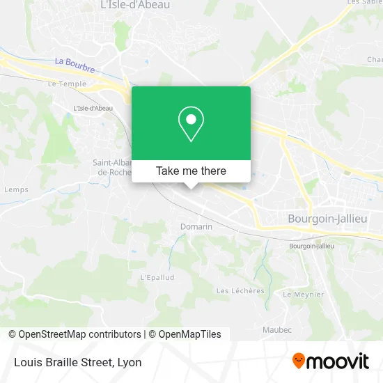 Rue Louis Braille map