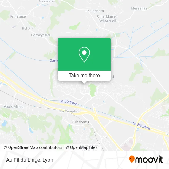 Au Fil du Linge map