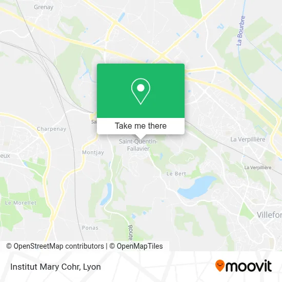 Institut Mary Cohr map