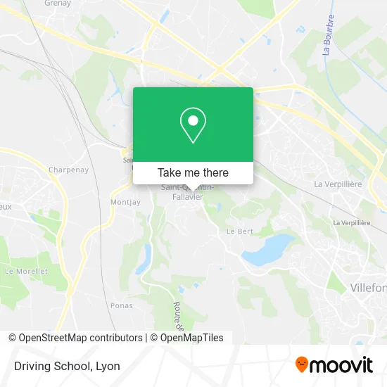 Driving School map