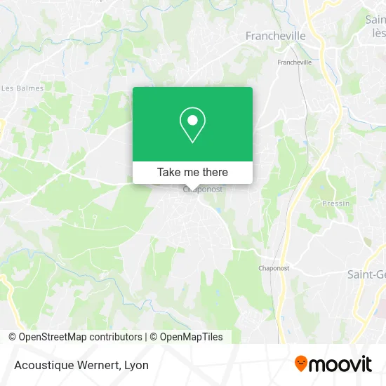 Acoustique Wernert map