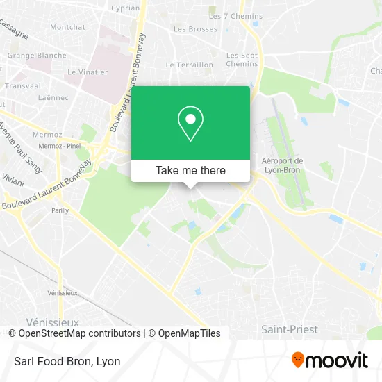 Sarl Food Bron map