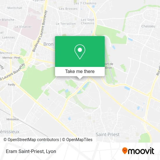 Eram Saint-Priest map