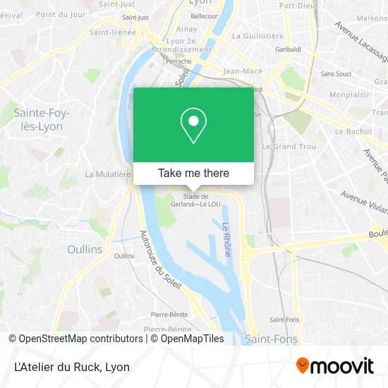 L'Atelier du Ruck map