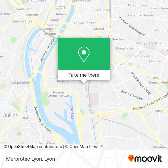 Murprotec Lyon map