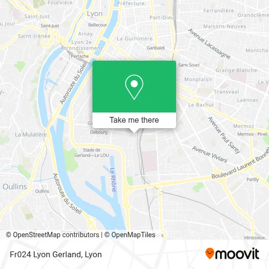 Fr024 Lyon Gerland map