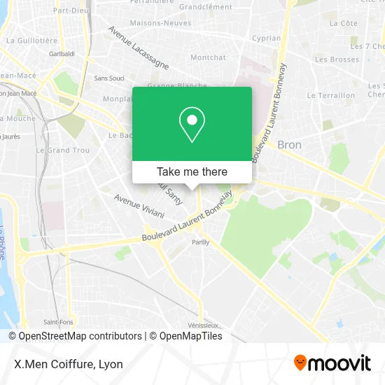X.Men Coiffure map