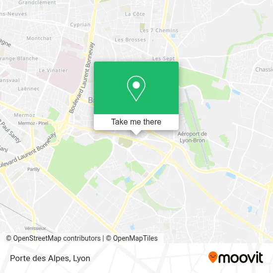 Porte des Alpes map