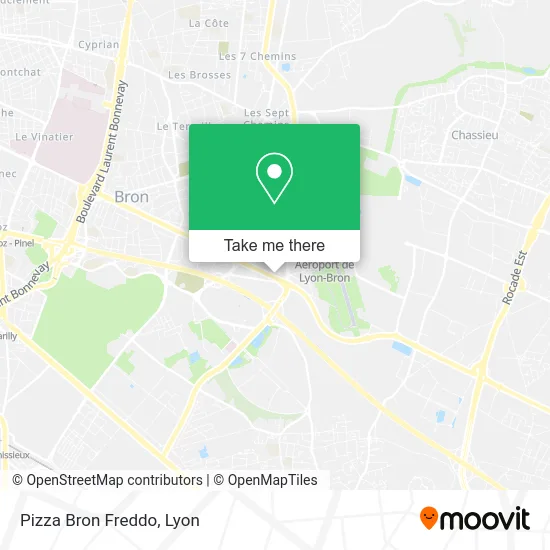 Pizza Bron Freddo map