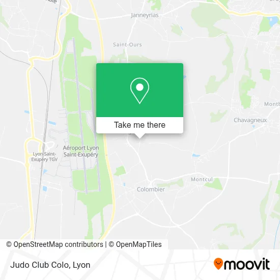 Judo Club Colo map