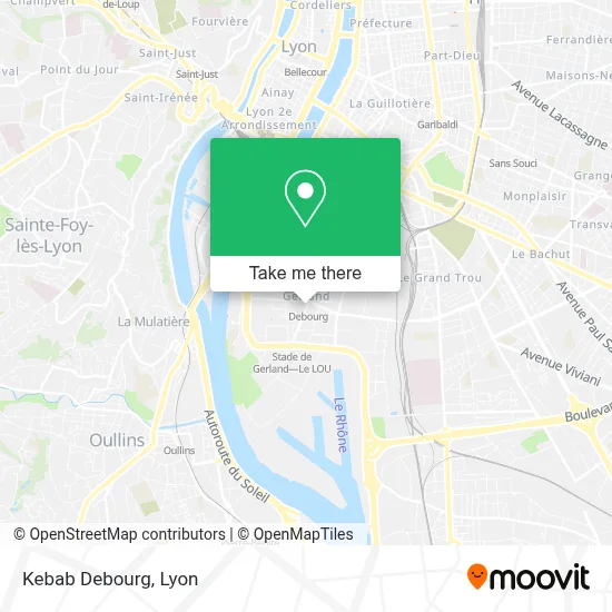 Kebab Debourg map