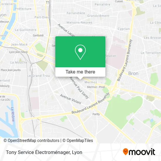 Tony Service Électroménager map