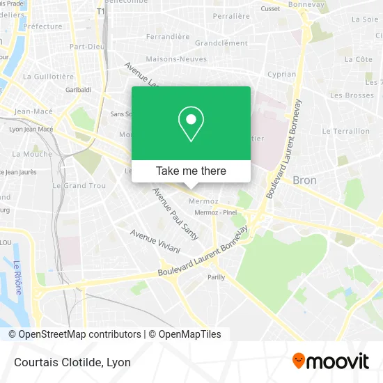 Courtais Clotilde map