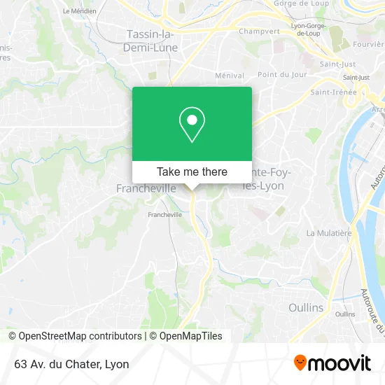 63 Av. du Chater map