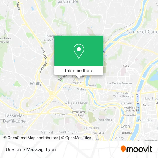 Unalome Massag map