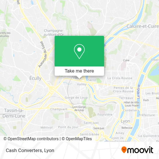 Cash Converters map