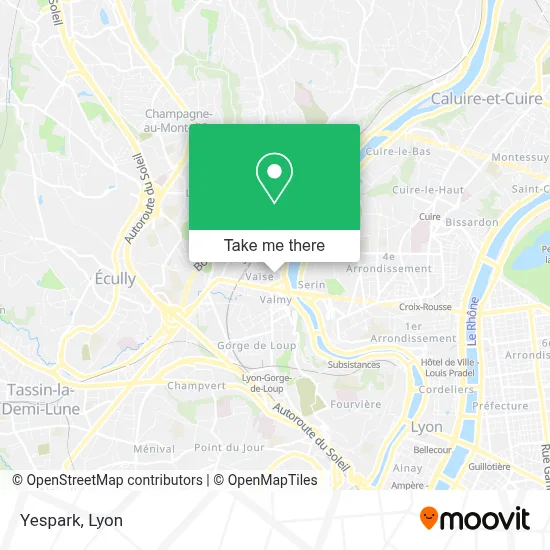 Yespark map