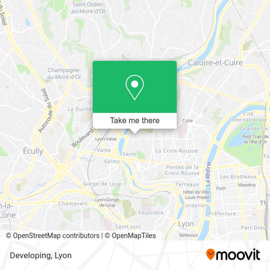 Developing map