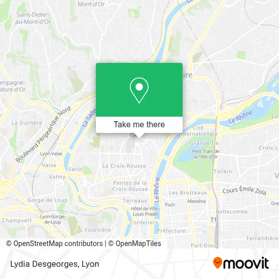 Lydia Desgeorges map