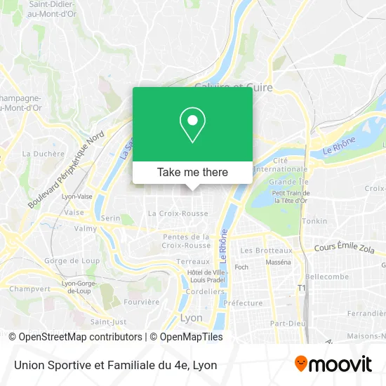 Union Sportive et Familiale du 4e map