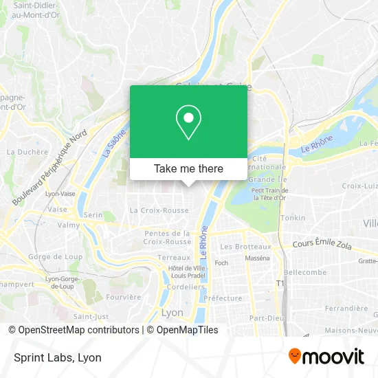 Sprint Labs map