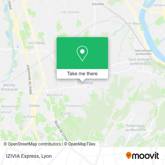 IZIVIA Express map