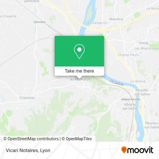 Vicari Notaires map