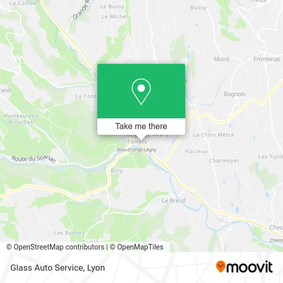 Glass Auto Service map