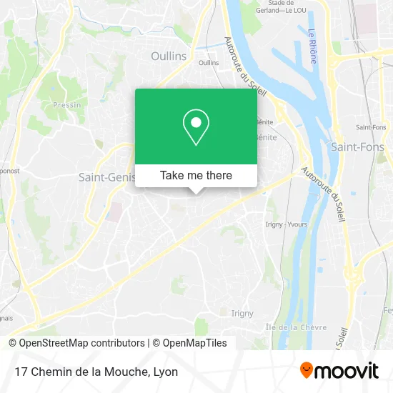 17 Chemin de la Mouche map