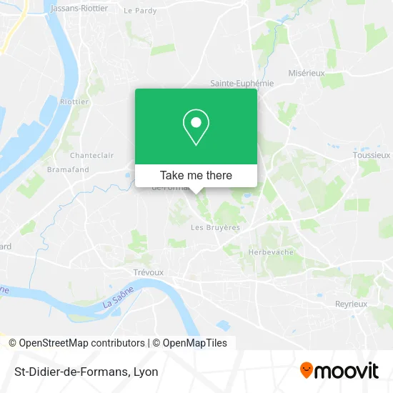 St-Didier-de-Formans map