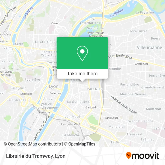 Librairie du Tramway map