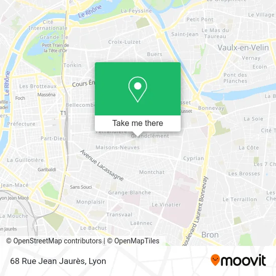 68 Rue Jean Jaurès map