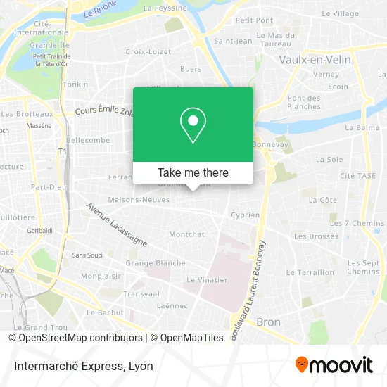 Intermarché Express map