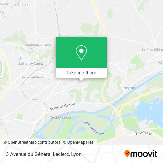 3 Avenue du Général Leclerc map