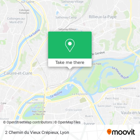 2 Chemin du Vieux Crépieux map