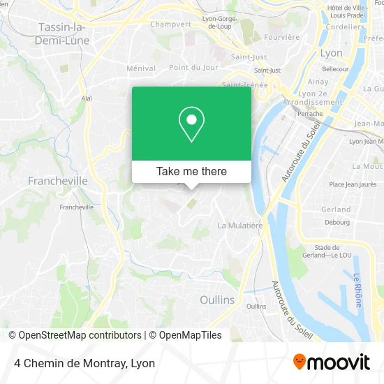 4 Chemin de Montray map